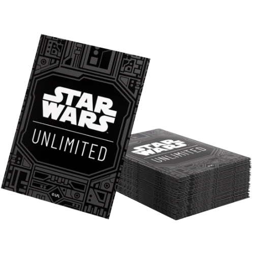 STAR WARS: UNLIMITED ART SLEEVES - CARD BACK BLACK