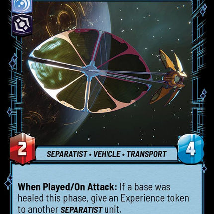 Dooku's Solar Sailer - Beautiful and Expensive — TS26-038