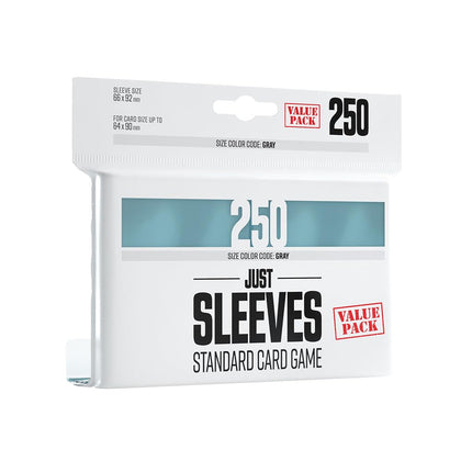 JUST SLEEVES - 250 VALUE PACK CLEAR 66 X 92 MM
