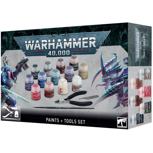 Warhammer 40K: Paints & Tools Set