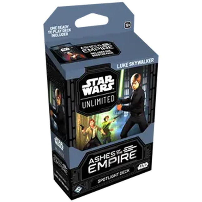 [Pre-order] Ashes of the Empire Spotlight Deck Display (Heroic + Villany)