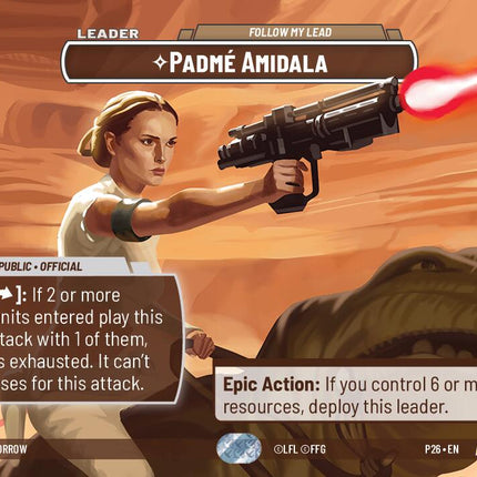 Padme Amidala - Follow My Lead (Prize Wall) — P26-136