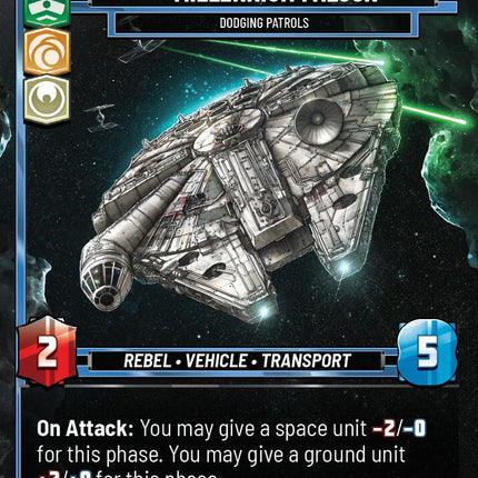 Millennium Falcon - Dodging Patrols (Prize Wall) — P26-141