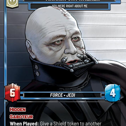 Anakin Skywalker - You Were Right About Me (Prize Wall) — P26-152