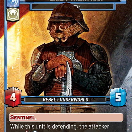 Lando Calrissian - Eyes Open (Prize Wall) (Foil) — P26-155