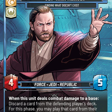 Obi-Wan Kenobi - Finding What Doesn't Exist (Prize Wall) (Foil) — P26-161
