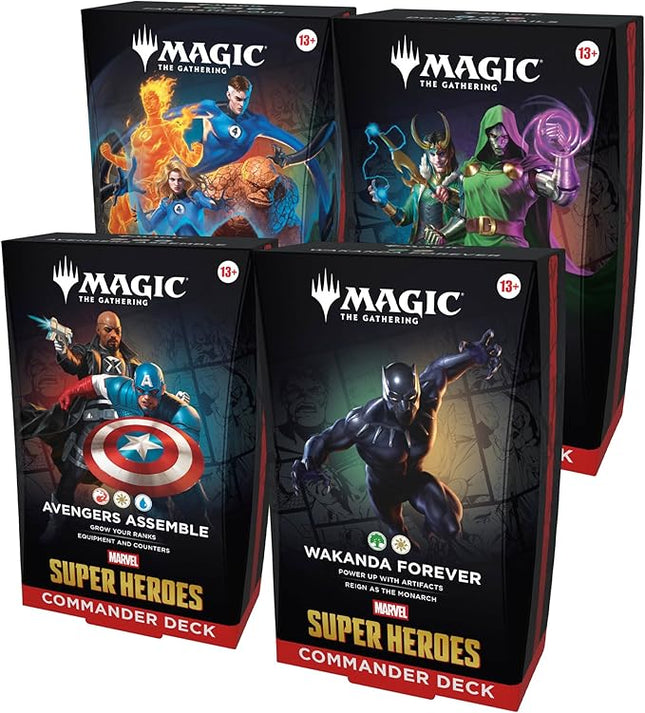 [Pre-order] Magic: The Gathering | Magic: The Gathering | Marvel Super Heroes Commander Deck Bundle