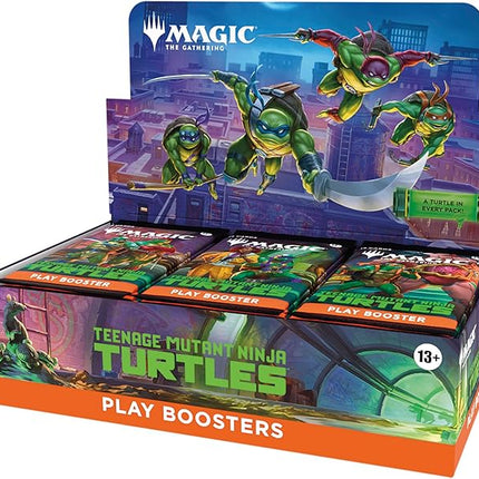 Magic: The Gathering | Teenage Mutant Ninja Turtles - Play Booster Box | 30 Packs | Collectible Trading Card Game