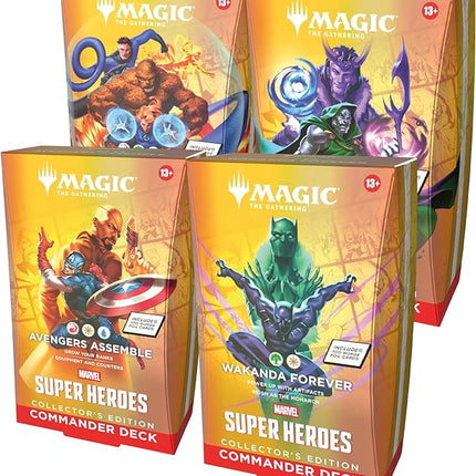 [Pre-order] Magic: The Gathering | Marvel Super Heroes Collector’s Edition Commander Deck Bundle
