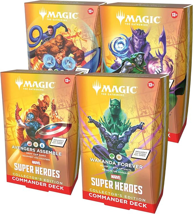 [Pre-order] Magic: The Gathering | Marvel Super Heroes Collector’s Edition Commander Deck Bundle