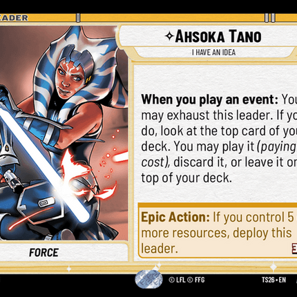 Ahsoka Tano - I Have an Idea — TS26-008
