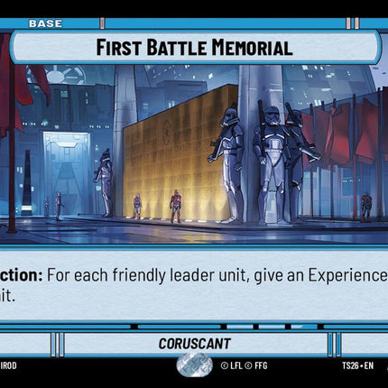 First Battle Memorial - Coruscant — TS26-009