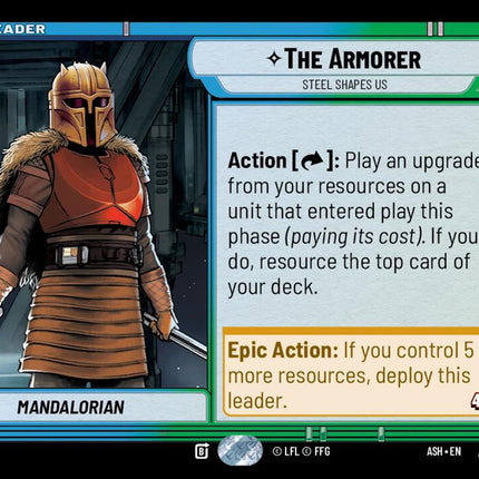 ASH – The Armorer - Steel Shapes Us – 001