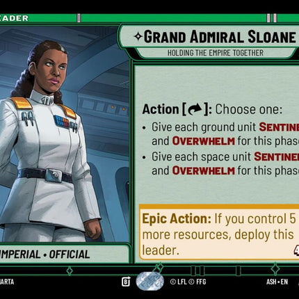ASH – Grand Admiral Sloane - Holding the Empire Together – 007