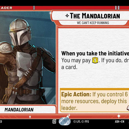 ASH – The Mandalorian - We Can't Keep Running – 014