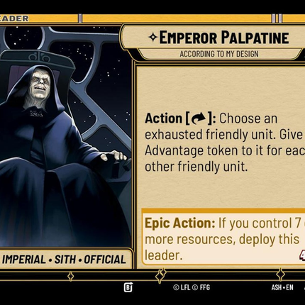 ASH – Emperor Palpatine - According to My Design – 015