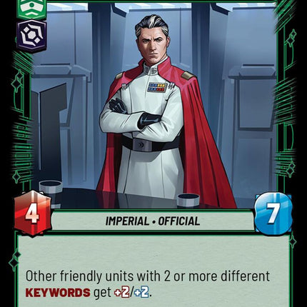 ASH – Gallius Rax - Counselor to the Empire – 100