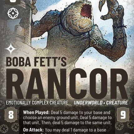 ASH – Boba Fett's Rancor - Emotionally Complex Creature – 806