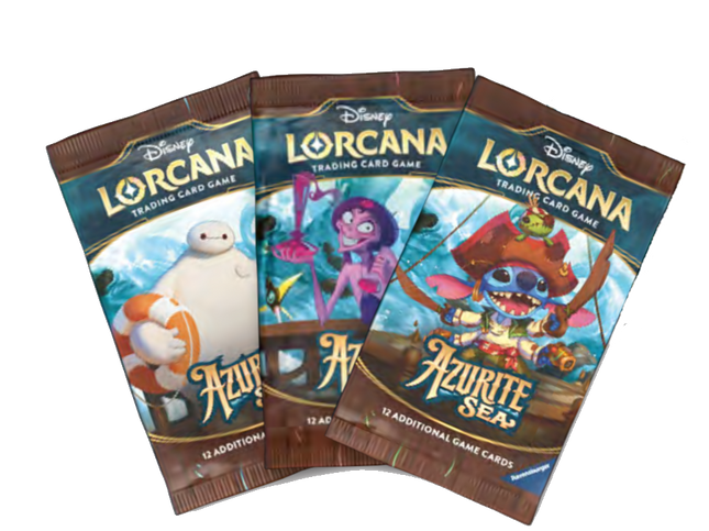 Disney Lorcana TCG: Azurite Sea Booster Packs
