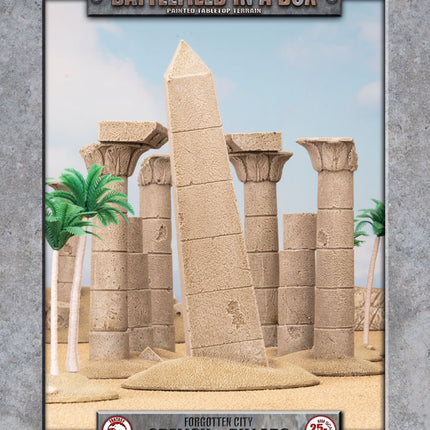 Forgotten City - Obelisk & Pillars