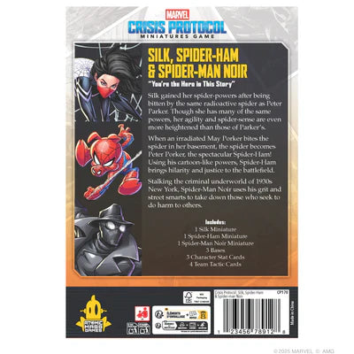 Marvel: Crisis Protocol – Silk, Spider-Ham &amp; Spider-Man Noir