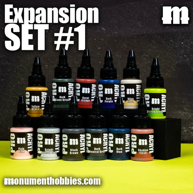 Pro Acryl Expansion Set #1 - 12 Colors