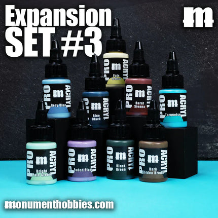 Pro Acryl Expansion Set #3  - 9 Colors