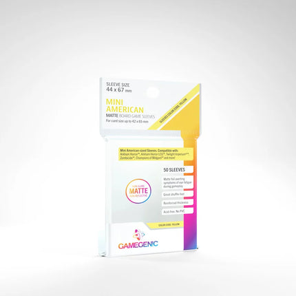 MATTE MINI AMERICAN-SIZED BOARDGAME SLEEVES 44X67MM