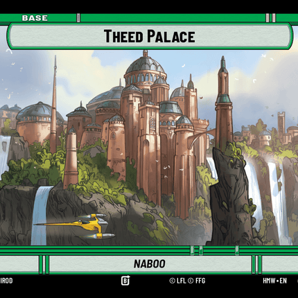 Theed Palace - Naboo - Normal - Star Wars Unlimited Homeworlds card