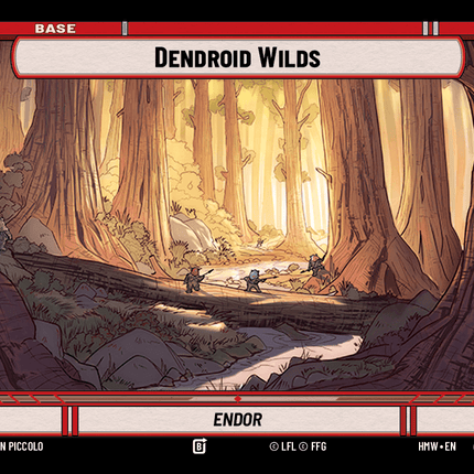 Dendroid Wilds - Endor - Normal - Star Wars Unlimited Homeworlds card