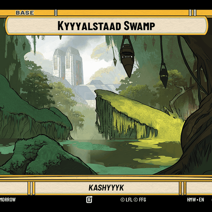 Kyyyalstaad Swamp - Kashyyyk - Normal - Star Wars Unlimited Homeworlds card