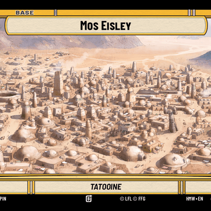 Mos Eisley - Tatooine - Normal - Star Wars Unlimited Homeworlds card