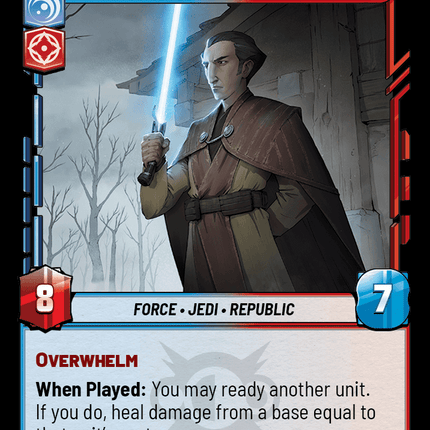 Dooku - Corruption Must Be Eradicated - Normal - Star Wars Unlimited Homeworlds card