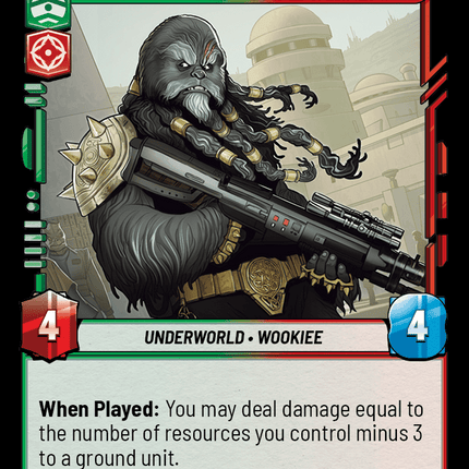 Krrsantan - Santo - Normal - Star Wars Unlimited Homeworlds card