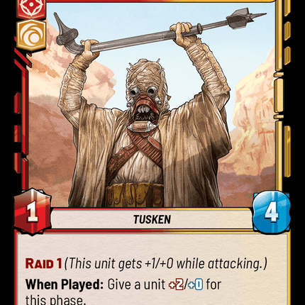 A'Koba - Restless Raider - Normal - Star Wars Unlimited Homeworlds card