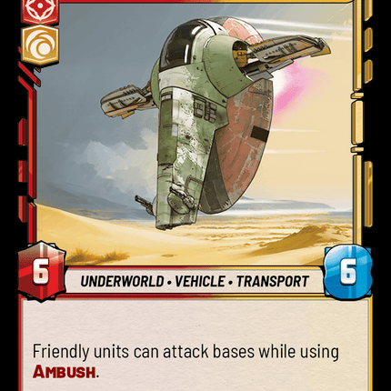 Fett's Firespray - Settling the Score - Normal - Star Wars Unlimited Homeworlds card