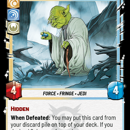 Yoda - Trickster in Exile - Normal - Star Wars Unlimited Homeworlds card