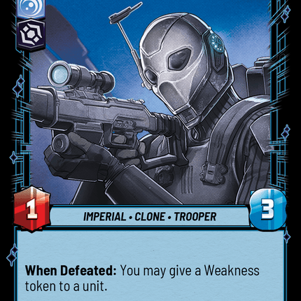 Clone X Assassin - Normal - Star Wars Unlimited Homeworlds card