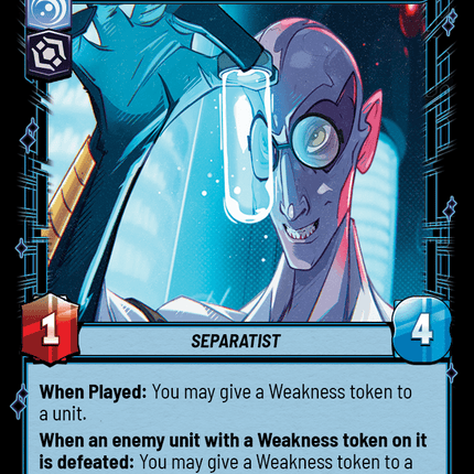 Nuvo Vindi - Blue Shadow Perfected - Normal - Star Wars Unlimited Homeworlds card