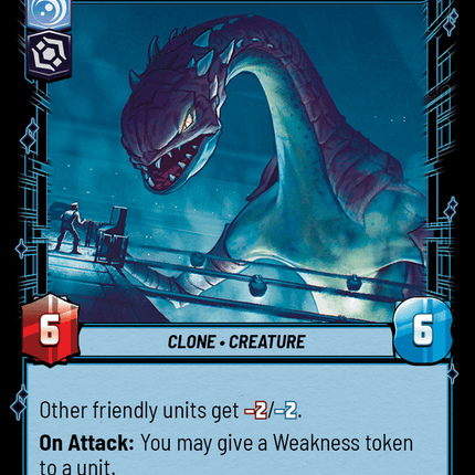 Clone of the Zillo Beast - Emperor's Experiment - Normal - Star Wars Unlimited Homeworlds card