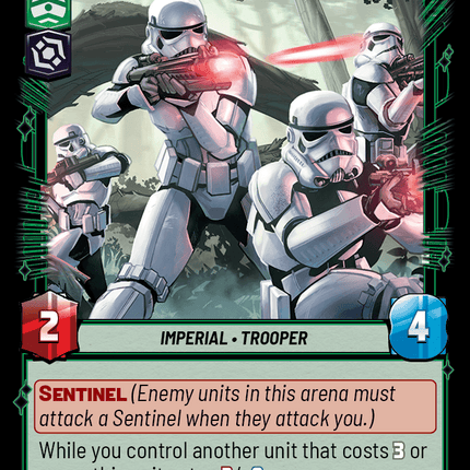 Stormtrooper Patrol - Normal - Star Wars Unlimited Homeworlds card