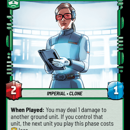 Emerie Karr - For Your Own Good - Normal - Star Wars Unlimited Homeworlds card