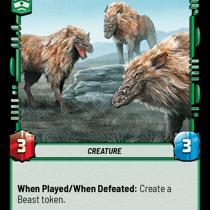 Howler Pack - Normal - Star Wars Unlimited Homeworlds card