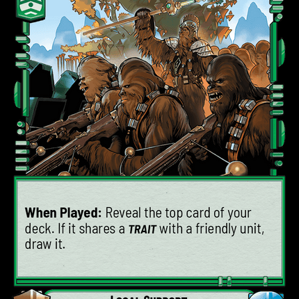Local Support - Normal - Star Wars Unlimited Homeworlds card