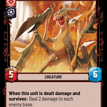 Arena Acklay - Screaming Predator - Normal - Star Wars Unlimited Homeworlds card