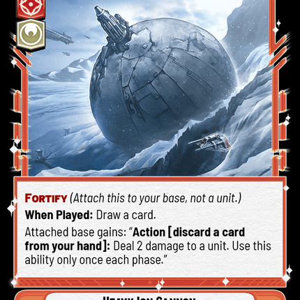 Heavy Ion Cannon - Normal - Star Wars Unlimited Homeworlds card