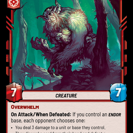 Giant Gorax - Normal - Star Wars Unlimited Homeworlds card