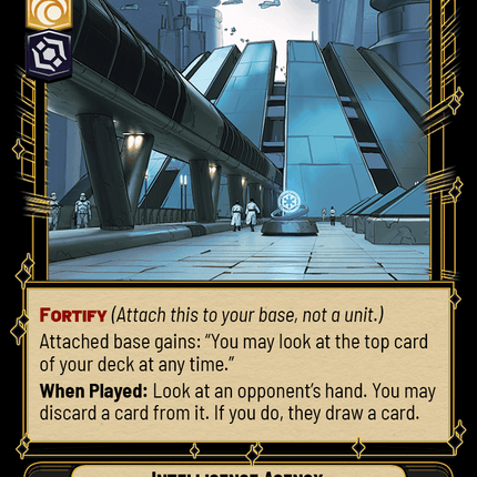 Intelligence Agency - Normal - Star Wars Unlimited Homeworlds card