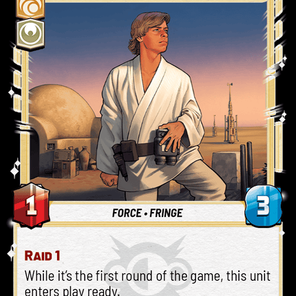 Luke Skywalker - Dreaming Farmboy - Normal - Star Wars Unlimited Homeworlds card