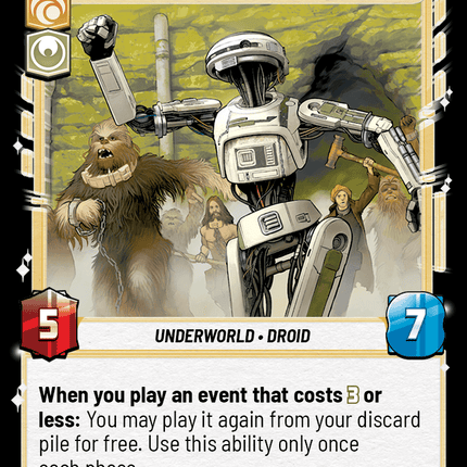 L3-37 - We're Programmed to Learn - Normal - Star Wars Unlimited Homeworlds card